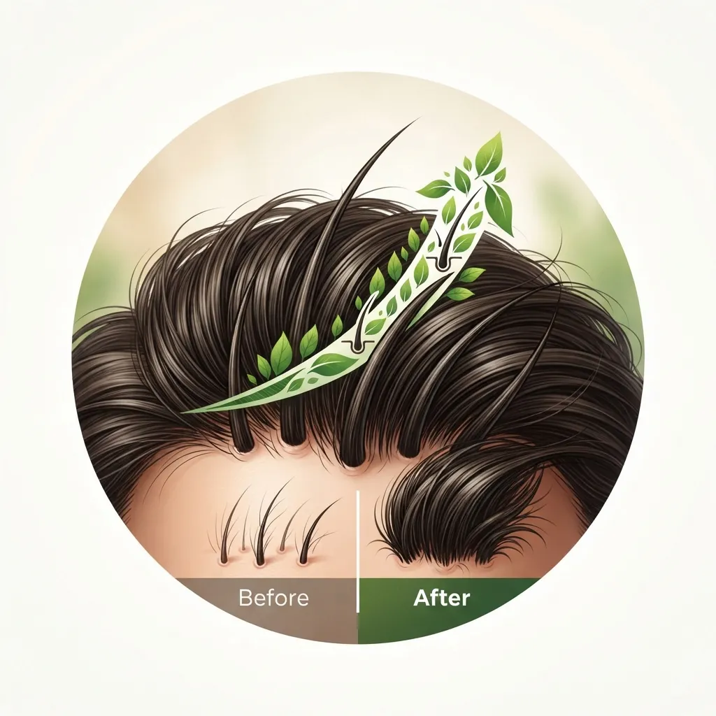 زياده كثافة الشعر