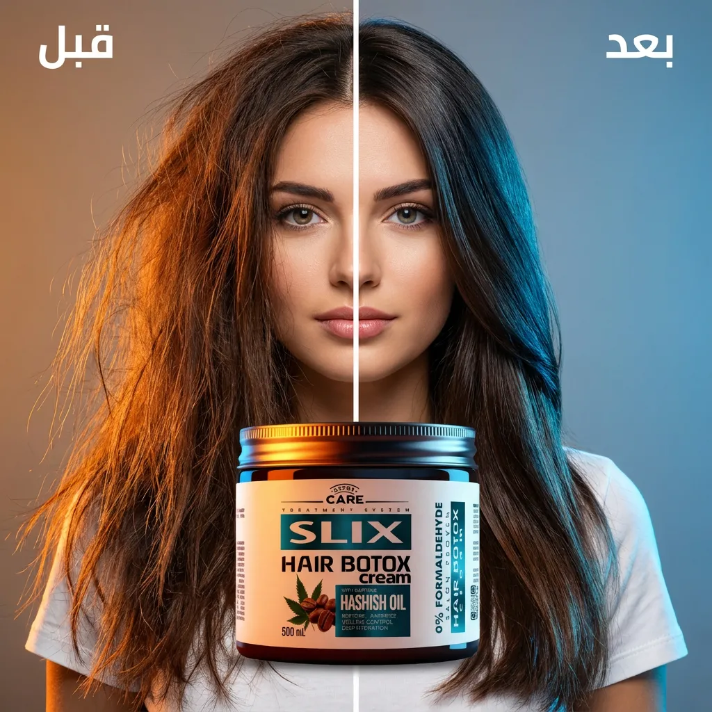 SLIX Hair Botox Cream with Caffeine & Hashish Oil